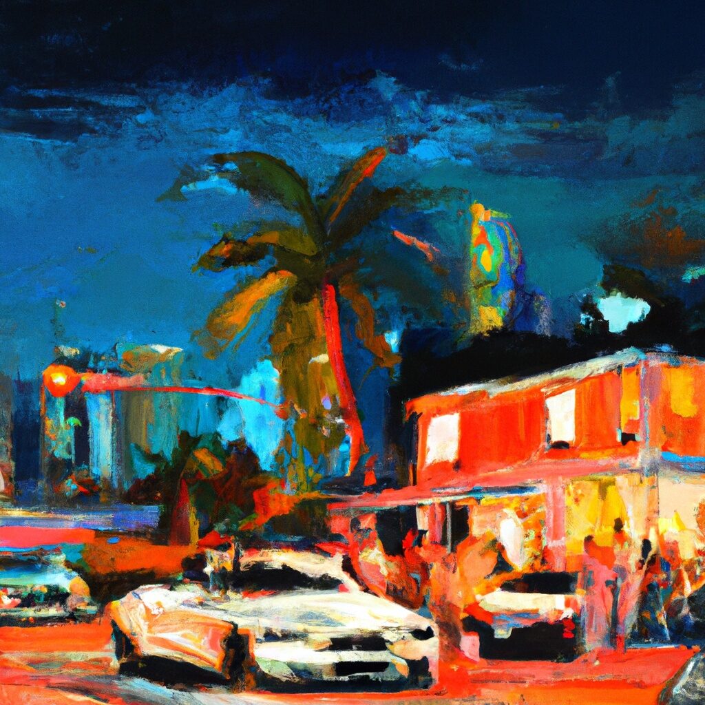 Nocturnal Rhapsody - Scott Cooper Miami Art